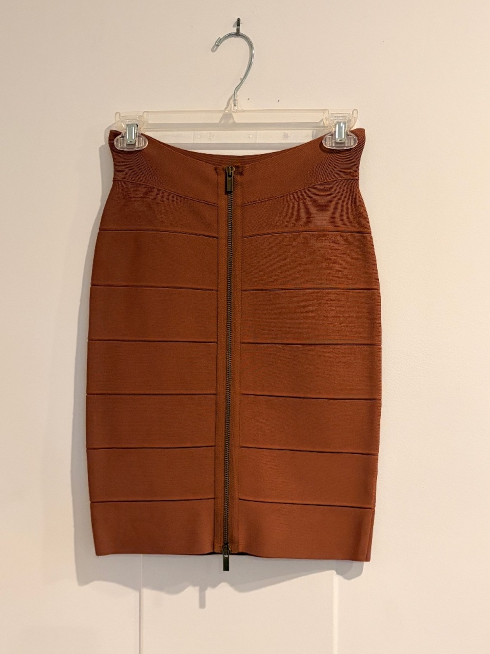 BCBG MAXAZRIA Josey Toffee Mini Skirt Sz- SM